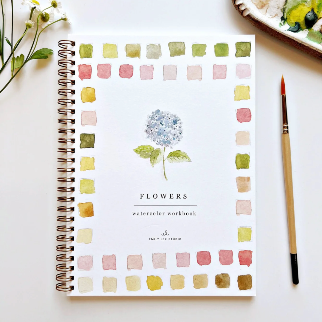 Watercolor Workbook For Adults & Kids