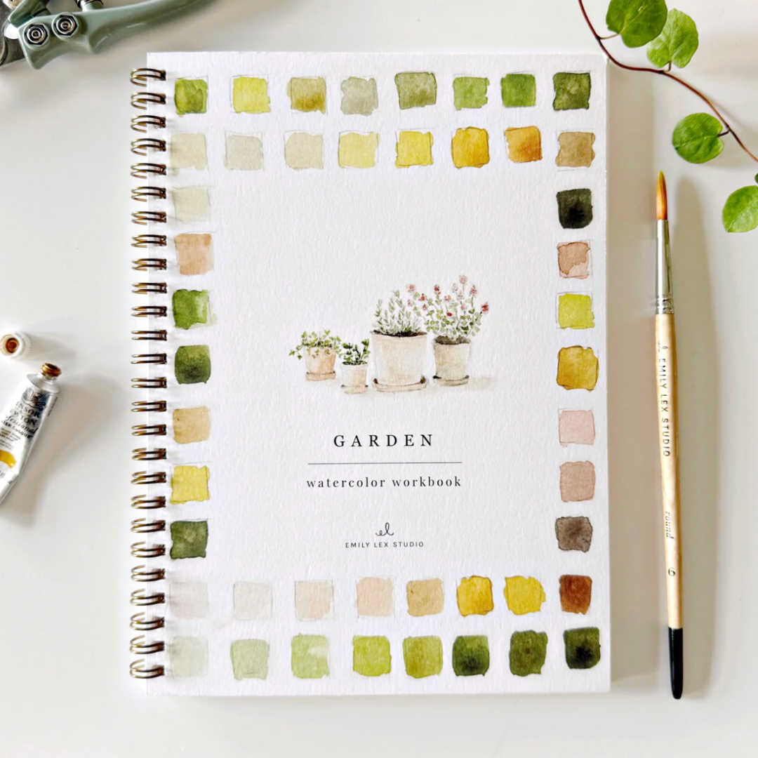 Watercolor Workbook For Adults & Kids