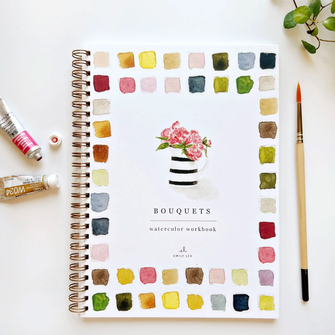 Watercolor Workbook For Adults & Kids