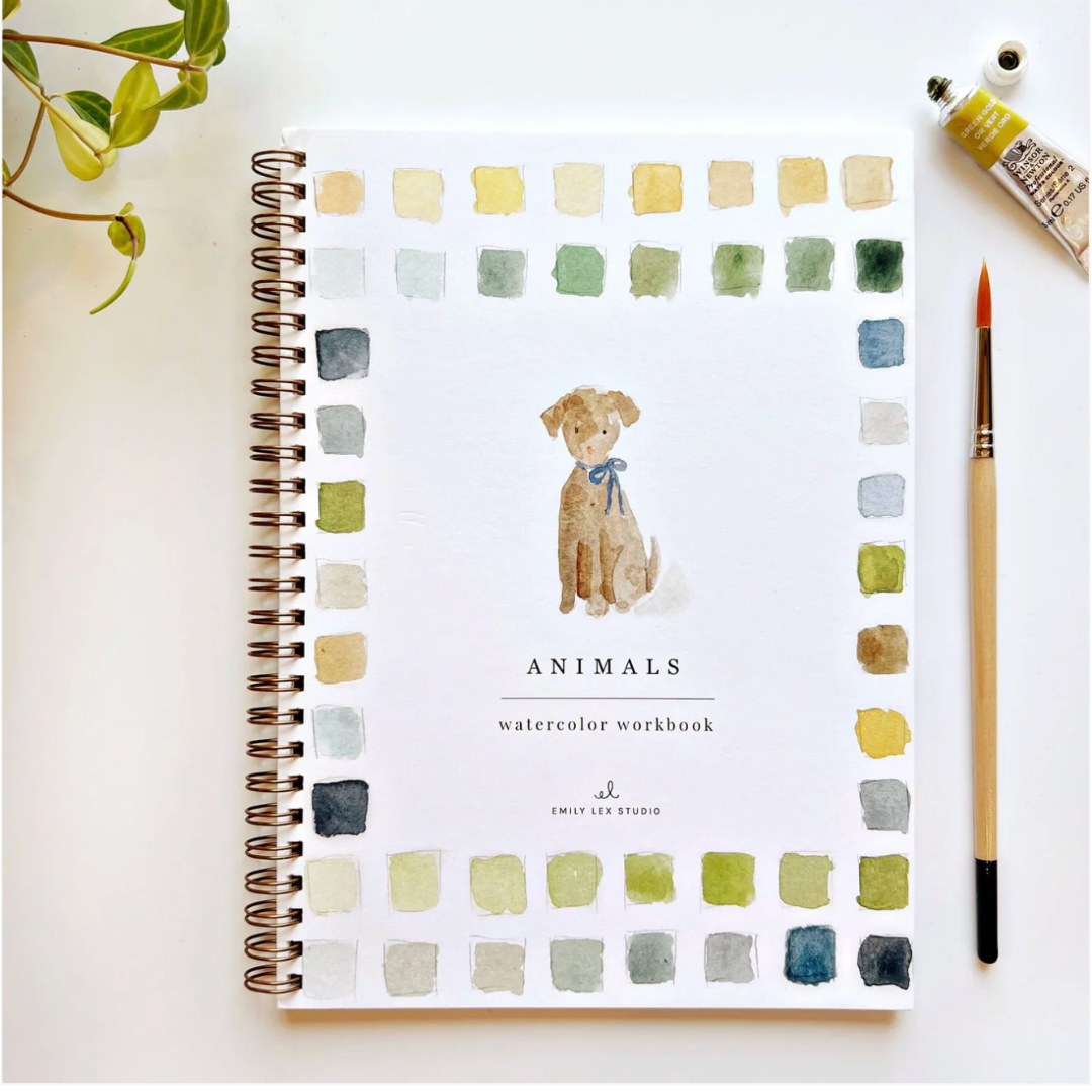 Watercolor Workbook For Adults & Kids
