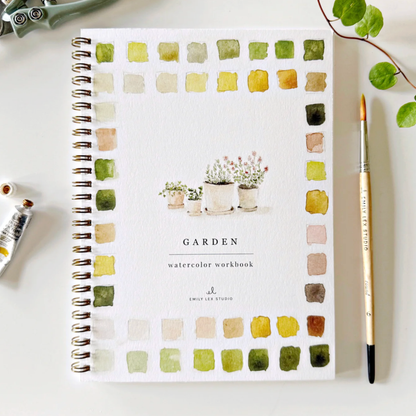 Watercolor Workbook For Adults & Kids